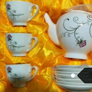 Ấm Chén Đĩa Kê Hàn Quốc Tròn Rẻ (THUNG 12B) Ấm Chén Đĩa Kê Hàn Quốc Tròn Rẻ (THUNG 12B)