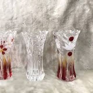 Lọ hoa thủy tinh 20cm dáng loe