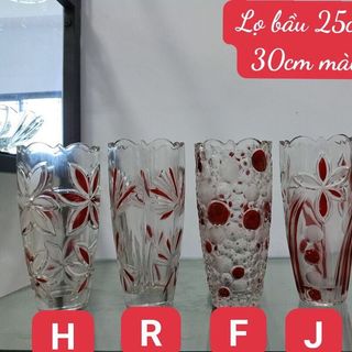 Lọ hoa thủy tinh dáng bầu 30cm - quà tặng khách hàng Lọ hoa thủy tinh dáng bầu 30cm - quà tặng khách hàng
