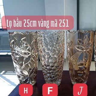Lọ hoa thủy tinh dáng bầu 30cm - quà tặng khách hàng Lọ hoa thủy tinh dáng bầu 30cm - quà tặng khách hàng