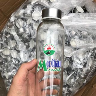 chai thủy tinh dây xách 500ml- Bình thủy tinh đựng nước dây xách 500ml