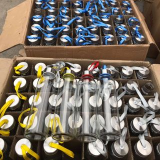 chai thủy tinh dây xách 500ml- Bình thủy tinh đựng nước dây xách 500ml