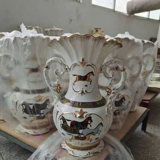 BÌNH HOA GỐM SỨ MEN RẠN CAO CẤP