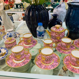 Bộ Ấm Chén VS Sứ Xương Hoàng Gia Cao Cấp