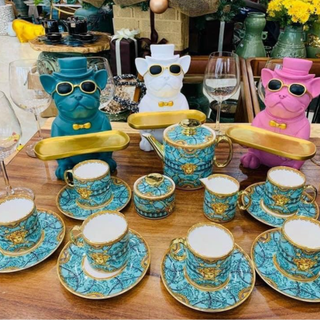 Bộ Ấm Chén VS Sứ Xương Hoàng Gia Cao Cấp