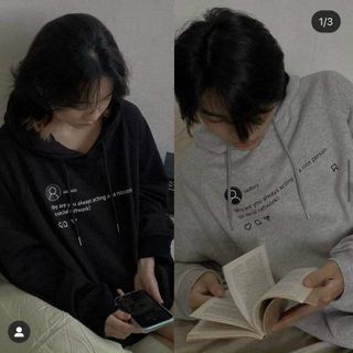 Áo khoác bomber nỉ nút logo in gấu, chạy viền nẹp và túi