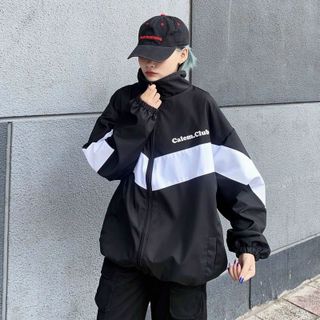 Áo khoác dù 2 lớp IN chữ CALEM kiểu dáng Bomber CỔ CAO unisex nam nữ mặc được Áo khoác dù 2 lớp IN chữ CALEM kiểu dáng Bomber CỔ CAO unisex nam nữ mặc được