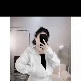 ￼Áo Khoác Nữ Kiểu CropTop Dáng Ngắn Chất Xốp Cao Cấp