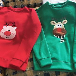 ÁO SWEATER NOEL NỈ THỤNG PHỐI VẠT CỰC XINH ÁO SWEATER GIÁNG SINH Tuần Lộc Cây Thông Người Tuyết ÁO SWEATER NOEL NỈ THỤNG PHỐI VẠT CỰC XINH ÁO SWEATER GIÁNG SINH Tuần Lộc Cây Thông Người Tuyết
