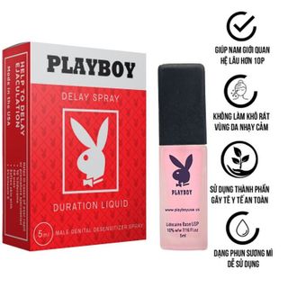 Chai Xịt PlayBoy Đỏ Kéo Dài Thời Gian Chai Xịt PlayBoy Đỏ Kéo Dài Thời Gian