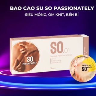 Bao cao su SO PASSIONATELY , hương coffee Bao cao su SO PASSIONATELY , hương coffee