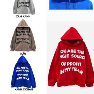 áo hoodie in nổi YOU ARE THE SINGLE SOURCE chất thun nỉ dày mịn, nó sốt có nút bấm+ dây luồng, 4 túi trước và sau áo hoodie in nổi YOU ARE THE SINGLE SOURCE chất thun nỉ dày mịn, nó sốt có nút bấm+ dây luồng, 4 túi trước và sau