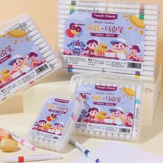 Hộp Màu Acrylic 80 Màu HS (THÙNG 40B) Hộp Màu Acrylic 80 Màu HS (THÙNG 40B)