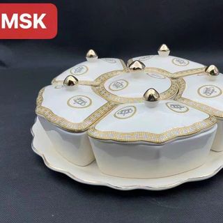 Khay mứt sứ tròn 181-MSK ( THÙNG 10C)