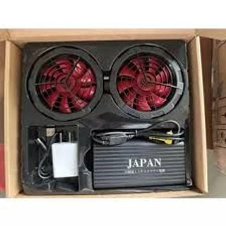 bộ phụ kiện áo điều hòa nhật bản cao cấp Pin 80.000mAh Quạt 18v-9cánh siêu mát TẶNG KÈM ĐÁ KHÔ bộ phụ kiện áo điều hòa nhật bản cao cấp Pin 80.000mAh Quạt 18v-9cánh siêu mát TẶNG KÈM ĐÁ KHÔ