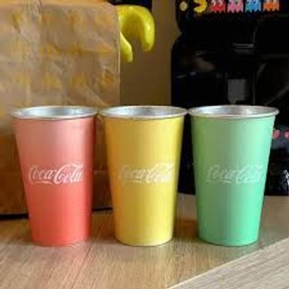 Ly inox đổi màu Coca Cola 470ml