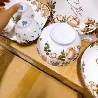 Đĩa Sứ Muối Tiêu Hoa 022 (THÙNG 260C)