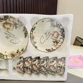 Đĩa Sứ Muối Tiêu Hoa 022 (THÙNG 260C)