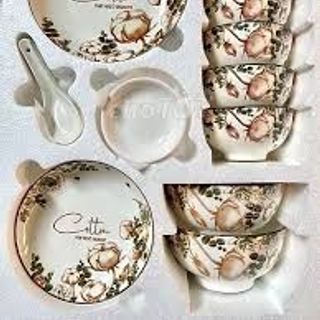 Đĩa Sứ Xoài 27 Hoa 022 (THÙNG 30C) Đĩa Sứ Xoài 27 Hoa 022 (THÙNG 30C)