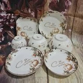 Đĩa Sứ Xoài 32 Hoa 022 (THÙNG 20C) Đĩa Sứ Xoài 32 Hoa 022 (THÙNG 20C)