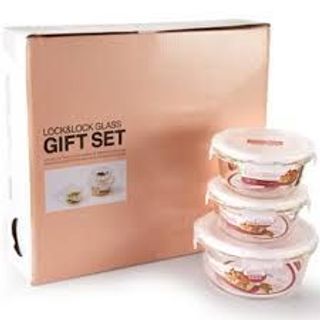 Hộp Cơm Thủy Tinh Tròn 400Ml Đựng Thực Phẩm Cao Cấp Đa Năng Có Nắp Hút Chân Không