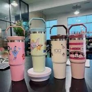 Ly giữ nhiệt quai xách cartoon 900ml