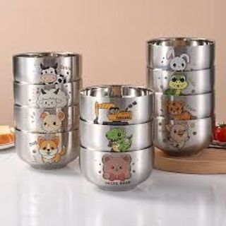 Hoạt Hình Dễ Thương Trẻ Em 304 Bát Inox Thực Phẩm Cho Bé Bát Cung Hoàng Đạo Chống Rơi Hai Lớp Cách Nhiệt Hộ Gia Đình Ăn Bát Hoạt Hình Dễ Thương Trẻ Em 304 Bát Inox Thực Phẩm Cho Bé Bát Cung Hoàng Đạo Chống Rơi Hai Lớp Cách Nhiệt Hộ Gia Đình Ăn Bát