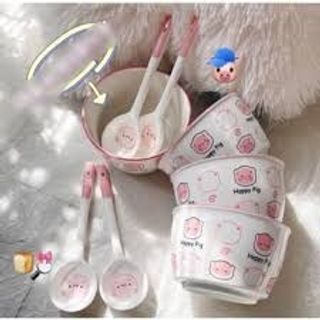 Bát sứ có tay cầm họa tiết Dâu tây và đào dễ thương - Bát ăn salad, hoa quả và thức ăn nhẹ siêu tiện lợi Bát sứ có tay cầm họa tiết Dâu tây và đào dễ thương - Bát ăn salad, hoa quả và thức ăn nhẹ siêu tiện lợi