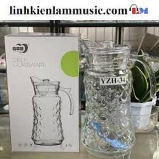 Bình nước thủy tinh chịu nhiệt Deli 1.58L