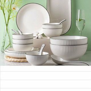 Tô 8 sọc trắng viền đen ( THÙNG 30 C ) Tô 8 sọc trắng viền đen ( THÙNG 30 C )