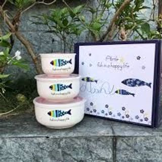 Bát sứ có nắp hút chân không Bát sứ có nắp hút chân không