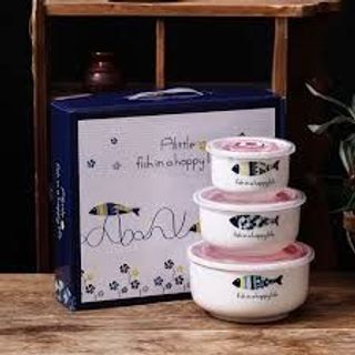 Bát sứ có nắp hút chân không Bát sứ có nắp hút chân không