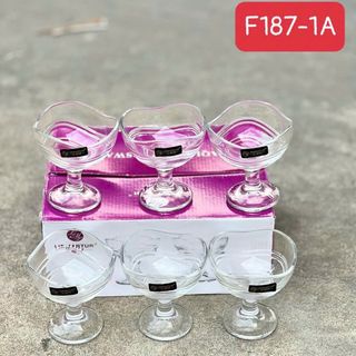 Ly kem sóng thủy tinh ăn kem tươi  đẹp giá rẻ