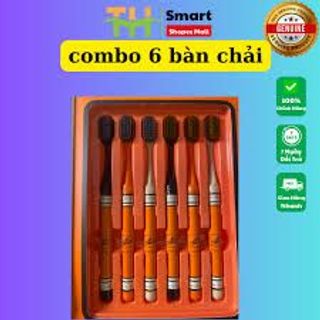 Combo 6 Bàn Chải Đánh Răng Lông Mềm FASHION Kèm Hộp Sang Trọng, Chải Siêu Êm, Làm Sạch Sâu Đánh Sạch Mảng Bám