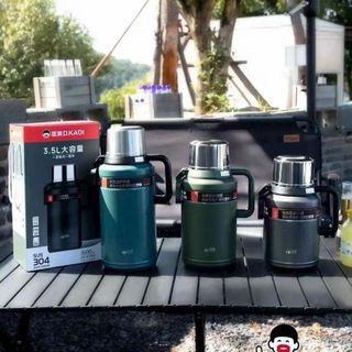 Bình giữ nhiệt cao cấp inox 316 Yuyi dung tích 3500ml kèm dây, nắp làm cốc, lọc trà Bình giữ nhiệt cao cấp inox 316 Yuyi dung tích 3500ml kèm dây, nắp làm cốc, lọc trà