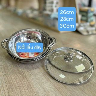 Nồi lẩu 2 ngăn 30cm Nồi lẩu 2 ngăn 30cm