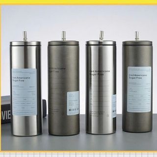 Ly giữ nhiệt iced americano inox 304 cao cấp không gỉ, cốc uống nước giữ nhiệt có ống hút tiện lợi Ly giữ nhiệt iced americano inox 304 cao cấp không gỉ, cốc uống nước giữ nhiệt có ống hút tiện lợi