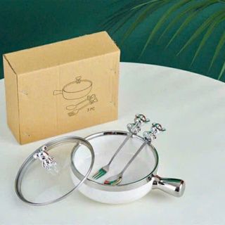 Tô Sứ Nắp Gấu Có Tay Cầm Kèm Muỗng Nĩa Núm Gấu