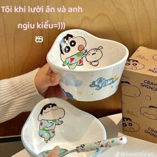 🔹BỘ BÁT ĐĨA HÌNH SHIN 🔹 🔹BỘ BÁT ĐĨA HÌNH SHIN 🔹