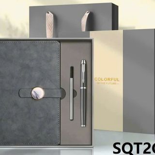Bộ A5 Sổ Da Tặng Bộ Nhật Ký Văn Phòng Phẩm Sách Notepad Với Bút Kim Loại