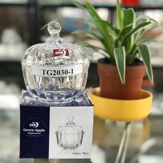 Thố Thuỷ Tinh Đựng Mứt Hũ Thủy Tinh Đựng Hạt Dưa, Đựng Mứt Và Bánh Kẹo Tết Siêu Sang