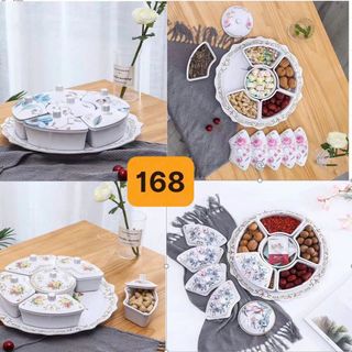 Bộ quà tặng khay mứt Tết mới nhất 2024 ( THÙNG 8 C )