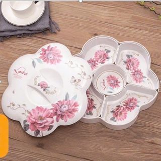 Khay Mứt Phip Đựng Bánh Kẹo, Mứt Tết NHiều Ngăn - Hàng chuẩn dày dặn