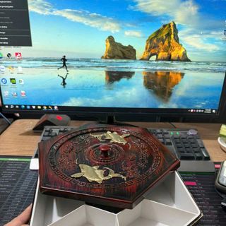 Hộp Đựng Mứt Tết Nhựa Giả Gỗ Khay Đựng Bánh Kẹo Cá Chép Vàng ( THÙNG 30 C )