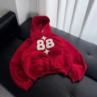 ￼Áo Hoodie 88 Dây Ngược Boxy Form Unisex Nam Nữ Nhiều Màu