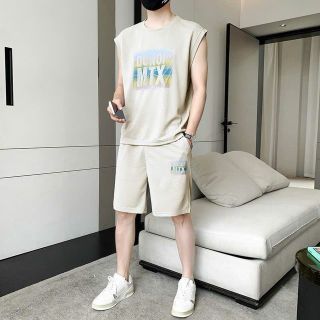 Bộ đồ thể thao nam ba lỗ form rộng chất thun lạnh co giãn mịn mát