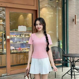 Bộ Set Áo Thun Tay Ngắn Cổ Tim co giãn Minisize bigsize logo in. Bộ Set Áo Thun Tay Ngắn Cổ Tim co giãn Minisize bigsize logo in.