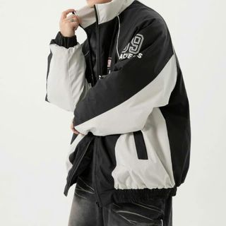 ￼Áo Khoác Dù jackek Nam Nữ 2 Lớp In Chữ Phối 2 Màu Trẻ Trung Kiểu Dáng phong Cách