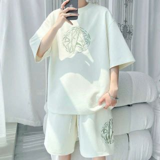 Đồ Bộ Thể Thao In Hình Khóm Tre Chất Liệu Da Cá Co Giãn Dày Mịn Thoáng Mát