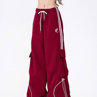 Quần Jogger Nam Nữ, Quần Ống Rộng Unisex Vải Dù Logo Thêu Có Dây Rút Lai,Chạy Chỉ decan 2 Bên Sườn Quần Jogger Nam Nữ, Quần Ống Rộng Unisex Vải Dù Logo Thêu Có Dây Rút Lai,Chạy Chỉ decan 2 Bên Sườn